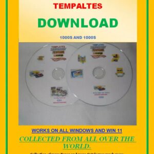 Die cast templates 2 cds