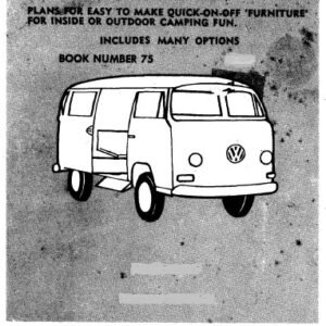 PLANS VW Conversion Furniture Plans