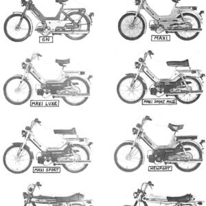 Puch Maxi, Mini Maxi,Korado,Magnum, Allstate